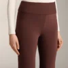 Pantalones acampanados sin costuras, de cintura alta y muy cálidos Pantalones acampanados sin costuras, de cintura alta y muy cálidos