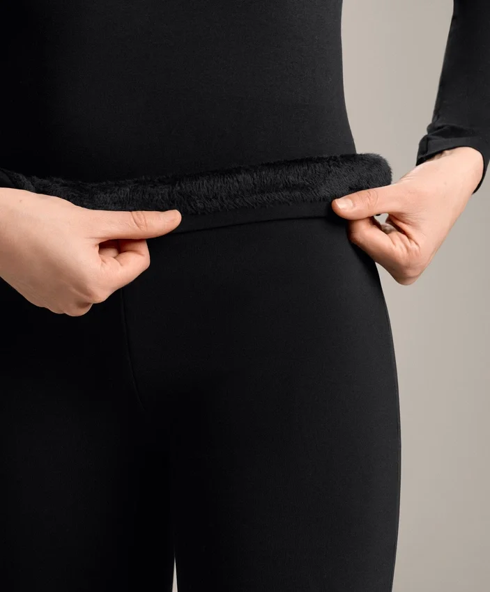 Pantalones acampanados sin costuras, de cintura alta y muy cálidos Pantalones acampanados sin costuras, de cintura alta y muy cálidos
