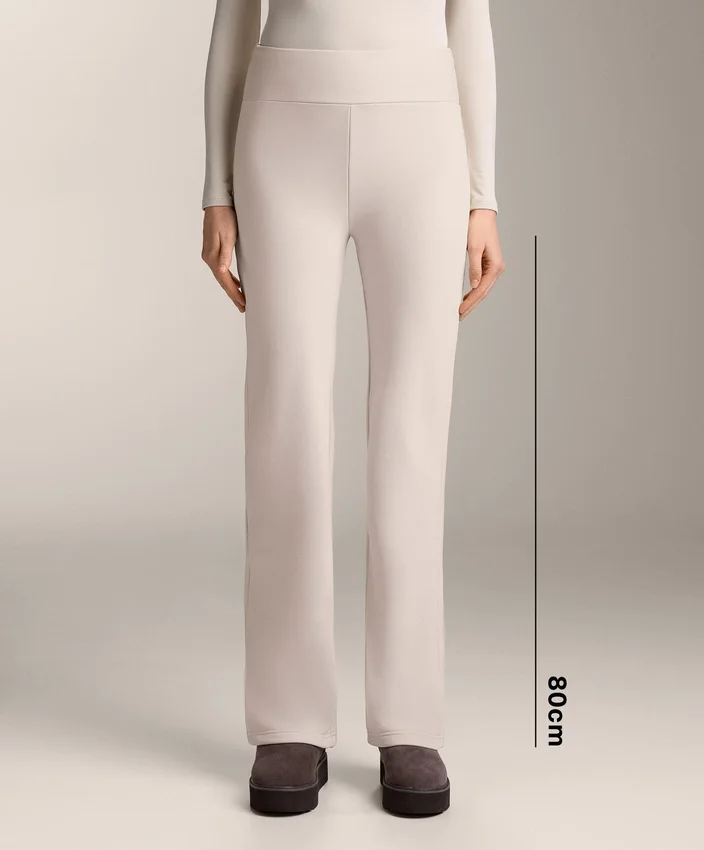 Pantalones acampanados sin costuras, de cintura alta y muy cálidos Pantalones acampanados sin costuras, de cintura alta y muy cálidos