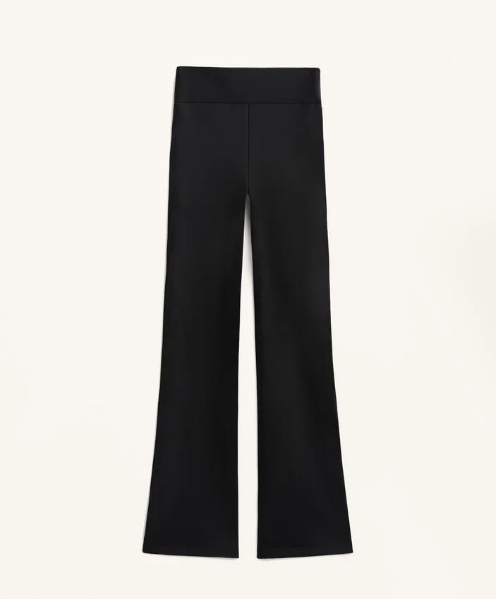 Pantalones acampanados sin costuras, de cintura alta y muy cálidos Pantalones acampanados sin costuras, de cintura alta y muy cálidos