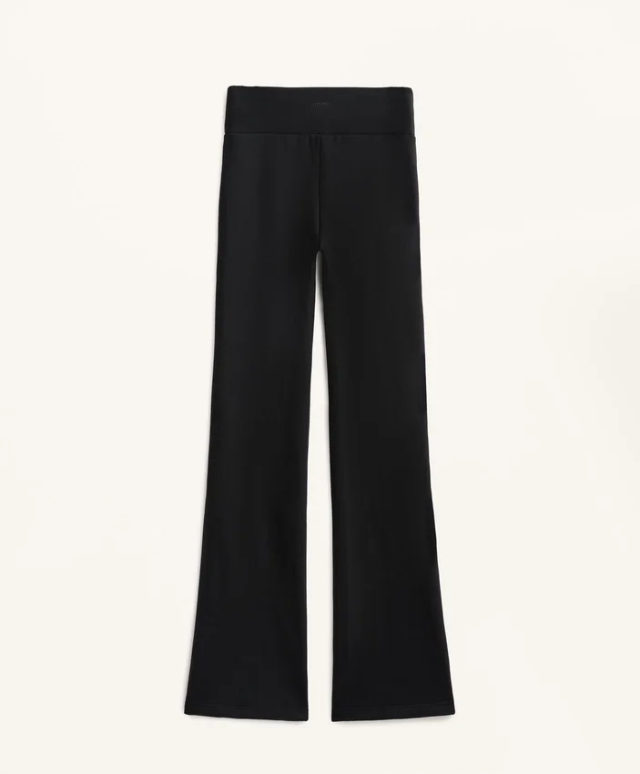 Pantalones acampanados sin costuras, de cintura alta y muy cálidos Pantalones acampanados sin costuras, de cintura alta y muy cálidos