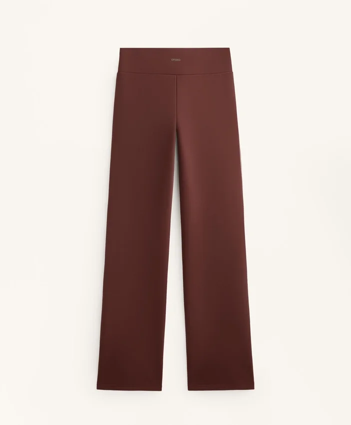 Pantalones acampanados sin costuras, de cintura alta y muy cálidos Pantalones acampanados sin costuras, de cintura alta y muy cálidos