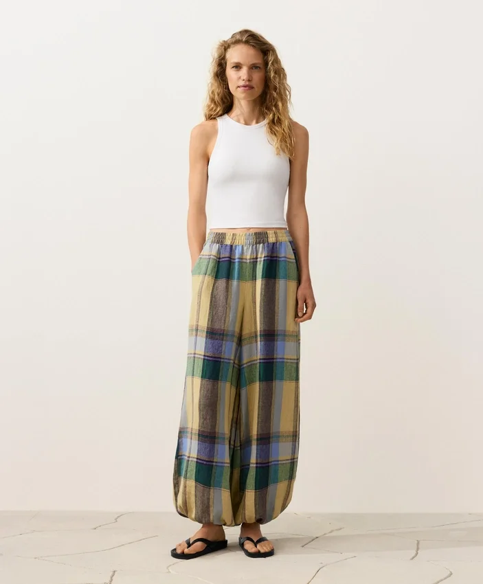 Pantalones bombachos 100 % lino Pantalones bombachos 100 % lino