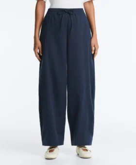 Pantalones bombachos de mezcla de algodón