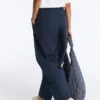 Pantalones bombachos de mezcla de algodón