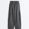 Pantalones cargo de nailon repelentes al agua Pantalones cargo de nailon repelentes al agua