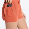 Pantalones cortos 2 en 1 de talle medio y tacto Light Touch