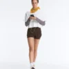 Pantalones cortos 2 en 1 de talle medio y tacto Light Touch