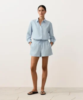 Pantalones cortos a rayas