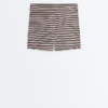 Pantalones cortos a rayas de talle alto Comfortlux de 5 cm