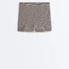 Pantalones cortos a rayas de talle alto Comfortlux de 5 cm