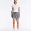 Pantalones cortos a rayas de talle alto Evermove Pantalones cortos a rayas de talle alto Evermove