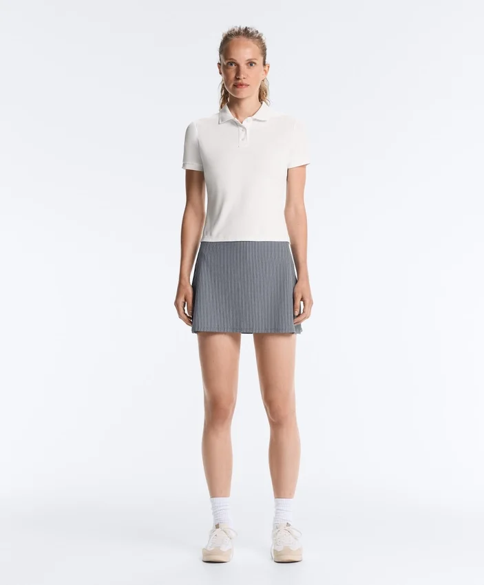 Pantalones cortos a rayas de talle alto Evermove Pantalones cortos a rayas de talle alto Evermove