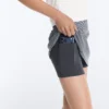 Pantalones cortos a rayas de talle alto Evermove Pantalones cortos a rayas de talle alto Evermove