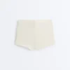 Pantalones cortos de bikini de cintura alta de croché con textura de burbujas Pantalones cortos de bikini de cintura alta de croché con textura de burbujas