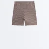 Pantalones cortos de cuadros Comfortlux de talle alto de 10 cm Pantalones cortos de cuadros Comfortlux de talle alto de 10 cm