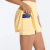 Pantalones cortos de doble capa y talle alto Pantalones cortos de doble capa y talle alto
