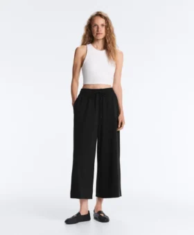 Pantalones cortos de pierna ancha y tacto Soft Touch con modal