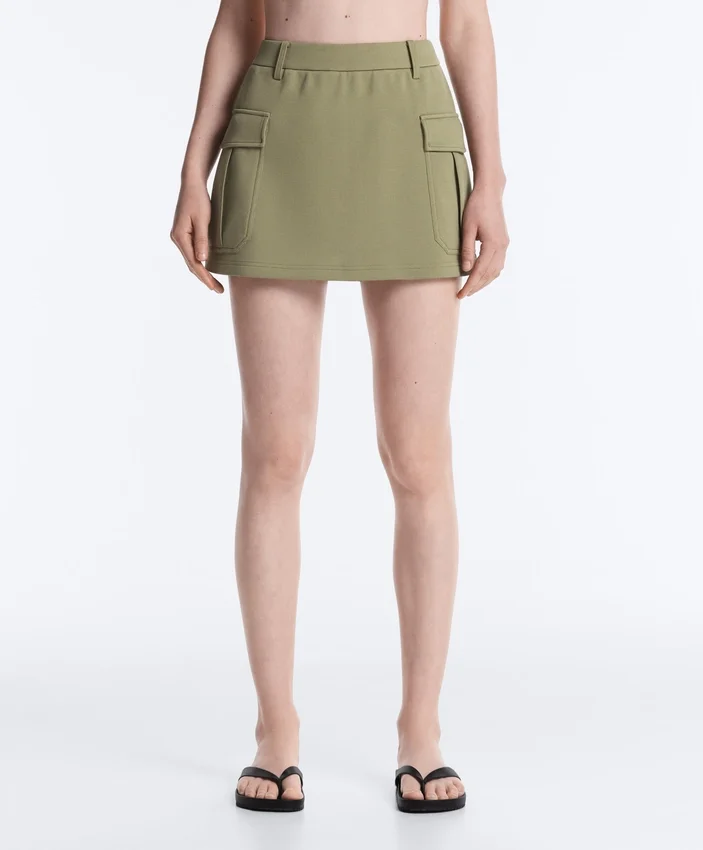 Pantalones cortos de piqué con bolsillos de algodón Pantalones cortos de piqué con bolsillos de algodón