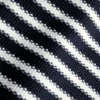 Pantalones cortos de punto a rayas con cinturón 100 % algodón Pantalones cortos de punto a rayas con cinturón 100 % algodón