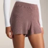 Pantalones cortos de punto lavado