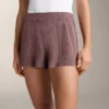 Pantalones cortos de punto lavado