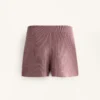 Pantalones cortos de punto lavado