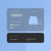 Pantalones cortos de talle alto Comfortlux de 10 cm