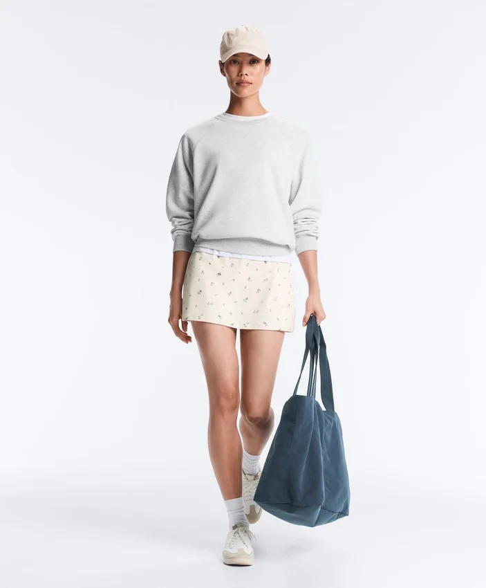Pantalones cortos de talle alto con estampado floral Evermove Pantalones cortos de talle alto con estampado floral Evermove