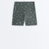 Pantalones cortos Evermove de talle alto de 10 cm con estampado floral
