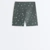 Pantalones cortos Evermove de talle alto de 10 cm con estampado floral