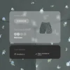 Pantalones cortos Evermove de talle alto de 10 cm con estampado floral