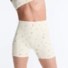 Pantalones cortos Evermove de talle alto de 10 cm con estampado floral