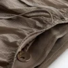 Pantalones cortos técnicos 2 en 1 a cuadros de talle medio Pantalones cortos técnicos 2 en 1 a cuadros de talle medio
