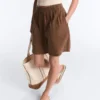 Pantalones cortos tipo bermuda 100 % algodón