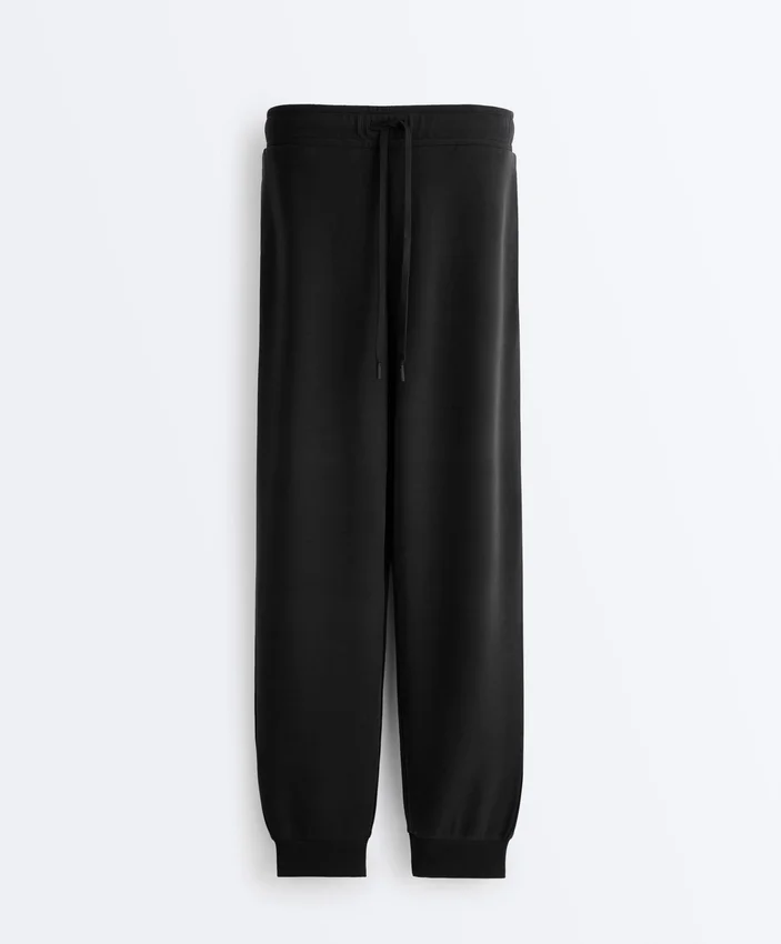 Pantalones de chándal ajustados de punto elástico modal Soft Touch de tacto suave Pantalones de chándal ajustados de punto elástico modal Soft Touch de tacto suave