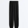 Pantalones de chándal ajustados de punto elástico modal Soft Touch de tacto suave Pantalones de chándal ajustados de punto elástico modal Soft Touch de tacto suave