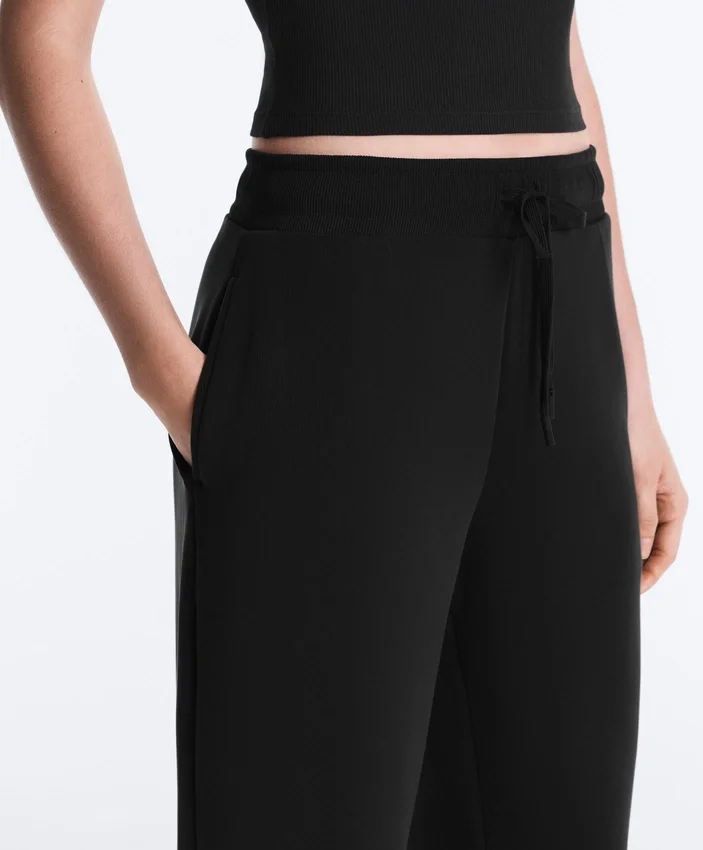 Pantalones de chándal ajustados de punto elástico modal Soft Touch de tacto suave Pantalones de chándal ajustados de punto elástico modal Soft Touch de tacto suave