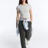 Pantalones de chándal de mezcla de algodón Pantalones de chándal de mezcla de algodón