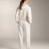 Sudadera con capucha de corte recto en modal cepillado
