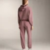 Sudadera con capucha de corte recto en modal cepillado