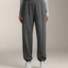 Pantalones de chándal de modal jaspeado cepillado Pantalones de chándal de modal jaspeado cepillado
