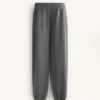 Pantalones de chándal de modal jaspeado cepillado Pantalones de chándal de modal jaspeado cepillado