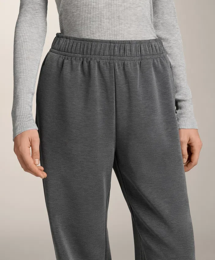 Pantalones de chándal de modal jaspeado cepillado Pantalones de chándal de modal jaspeado cepillado