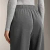 Pantalones de chándal de modal jaspeado cepillado Pantalones de chándal de modal jaspeado cepillado