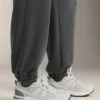 Pantalones de chándal de modal jaspeado cepillado Pantalones de chándal de modal jaspeado cepillado