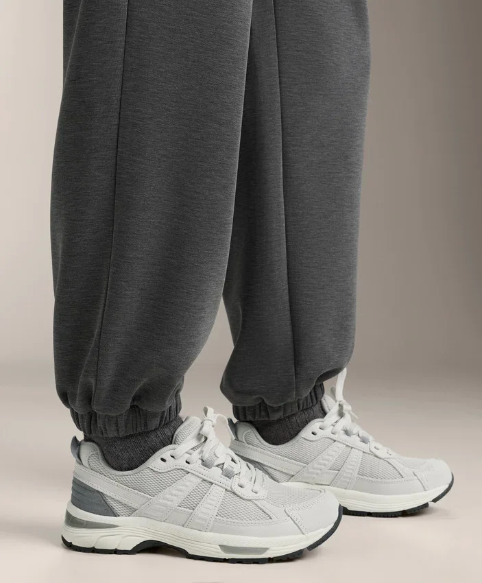 Pantalones de chándal de modal jaspeado cepillado Pantalones de chándal de modal jaspeado cepillado