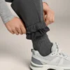 Pantalones de chándal de modal jaspeado cepillado Pantalones de chándal de modal jaspeado cepillado