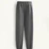 Pantalones de chándal de modal jaspeado cepillado Pantalones de chándal de modal jaspeado cepillado