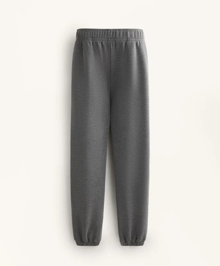 Pantalones de chándal de modal jaspeado cepillado Pantalones de chándal de modal jaspeado cepillado
